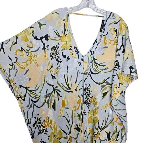 America & Beyond Boho Floral Kimono Cover Up Size XL - Picture 2 of 8